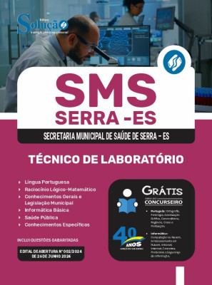 Apostila SMS Serra - ES  - Técnico de Laboratório - Imagem 3