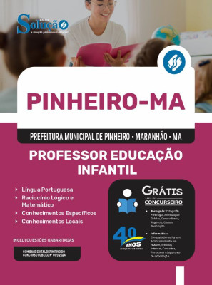 Apostila Prefeitura de Pinheiro - MA 2024 - Professor Educação Infantil - Imagem 3