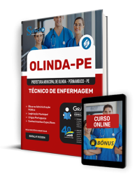 Capa Apostila Prefeitura de Olinda - PE 2024 - Técnico de Enfermagem