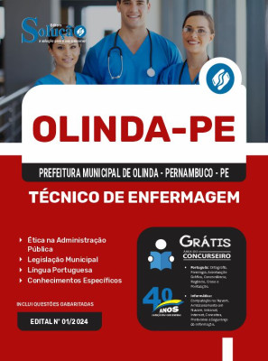 Apostila Prefeitura de Olinda - PE 2024 - Técnico de Enfermagem - Imagem 3