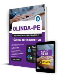 Capa Apostila Prefeitura de Olinda - PE 2024 - Técnico Administrativo
