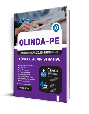 Apostila Prefeitura de Olinda - PE 2024 - Técnico Administrativo - Imagem 2