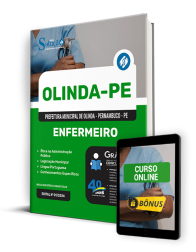 Capa Apostila Prefeitura de Olinda - PE 2024 - Enfermeiro