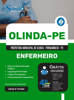 Apostila Prefeitura de Olinda - PE 2024 - Enfermeiro - Imagem 3