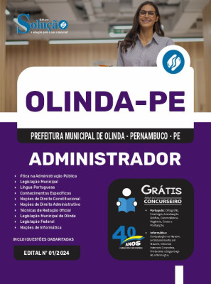 Apostila Prefeitura de Olinda - PE 2024 - Administrador - Imagem 3