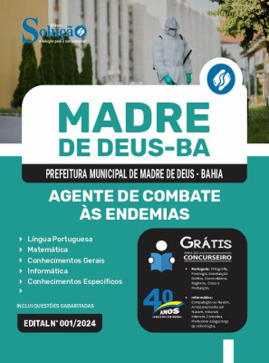 Apostila Prefeitura de Madre de Deus - BA 2024 - Agente de Combate às Endemias - Imagem 3