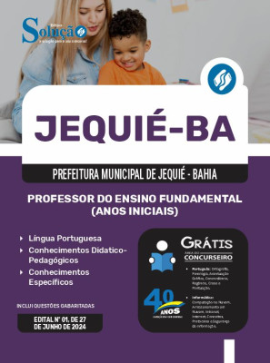 Apostila Prefeitura de Jequié - BA 2024 - Professor do Ensino Fundamental (Anos Iniciais) - Imagem 3