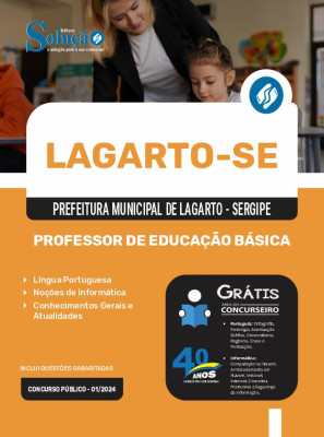 Apostila Prefeitura de Lagarto - SE 2024 - Comum - Professor de Educação Básica - Imagem 3