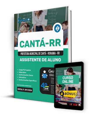 Apostila Prefeitura de Cantá - RR 2024 - Assistente de Aluno