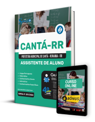 Capa Apostila Prefeitura de Cantá - RR 2024 - Assistente de Aluno