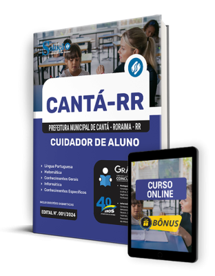 Apostila Prefeitura de Cantá - RR 2024 - Cuidador de Aluno