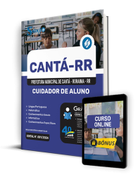 Capa Apostila Prefeitura de Cantá - RR 2024 - Cuidador de Aluno