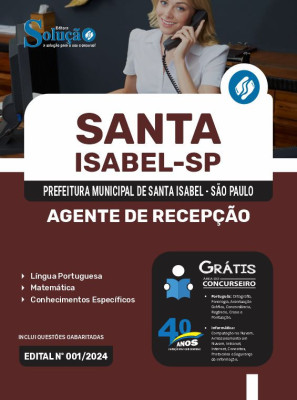 Apostila Prefeitura de Santa Isabel - SP em PDF  - Agente de Recepção - Imagem 1