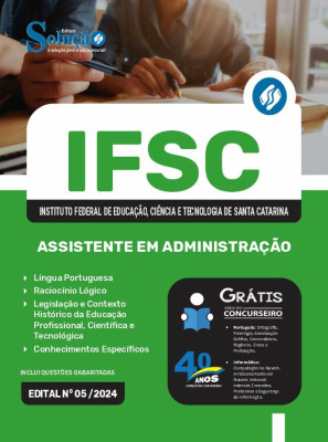 Apostila IFSC 2024 - Assistente em Administração - Imagem 3