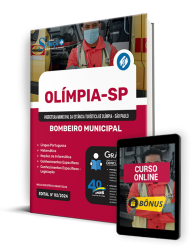 Capa Apostila Prefeitura de Olímpia - SP 2024 - Bombeiro Municipal