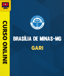 Capa Curso Prefeitura de Brasília de Minas-MG - Gari