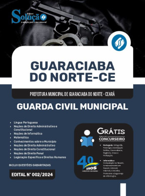 Apostila Prefeitura de Guaraciaba do Norte - CE 2024 - Guarda Civil Municipal - Imagem 3