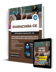 Capa Apostila Prefeitura de Guaraciaba do Norte - CE 2024 - Professor da Educação Básica PEB II - Educação Infantil Anos Iniciais do EF