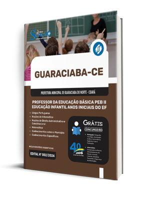 Apostila Prefeitura de Guaraciaba do Norte - CE 2024 - Professor da Educação Básica PEB II - Educação Infantil Anos Iniciais do EF - Imagem 2