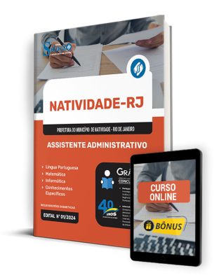 Apostila Prefeitura de Natividade - RJ 2024 - Assistente Administrativo