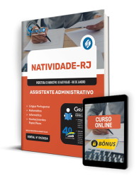 Capa Apostila Prefeitura de Natividade - RJ 2024 - Assistente Administrativo