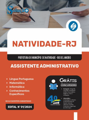 Apostila Prefeitura de Natividade - RJ 2024 - Assistente Administrativo - Imagem 3