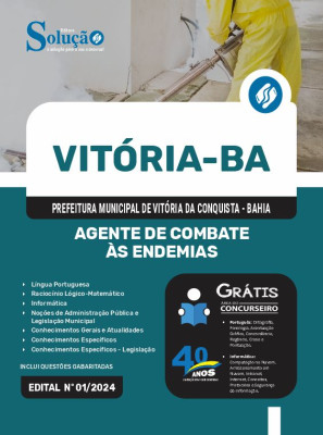 Apostila Prefeitura de Vitória da Conquista - BA 2024 - Agente de Combate às Endemias - Imagem 3