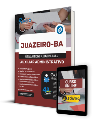 Apostila Câmara de Juazeiro - BA 2024 - Auxiliar Administrativo