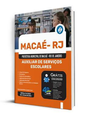 Apostila Prefeitura de Macaé - RJ  - Auxiliar de Serviços Escolares - Imagem 2