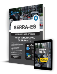 Capa Apostila Prefeitura de Serra - ES 2024 - Agente Municipal de Trânsito