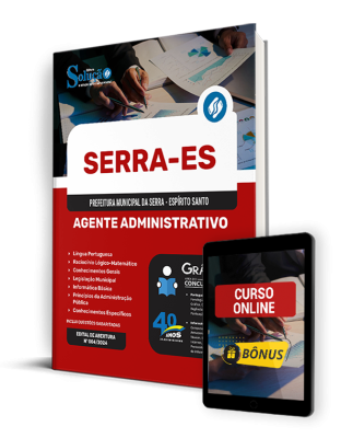 Apostila Prefeitura de Serra - ES 2024 - Agente Administrativo