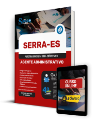 Capa Apostila Prefeitura de Serra - ES 2024 - Agente Administrativo