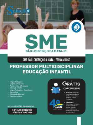 Apostila SME São Lourenço da Mata - PE 2024 - Professor Multidisciplinar - Educação infantil - Imagem 3