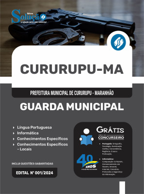 Apostila Prefeitura de Cururupu - MA 2024 - Guarda Municipal - Imagem 3