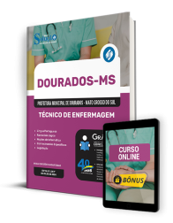Capa Apostila Prefeitura de Dourados - MS 2024 - Técnico de Enfermagem