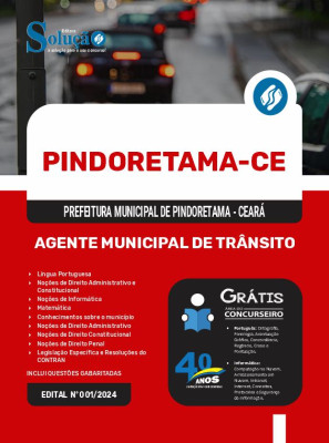 Apostila Prefeitura de Pindoretama - CE  - Agente Municipal de Trânsito - Imagem 3