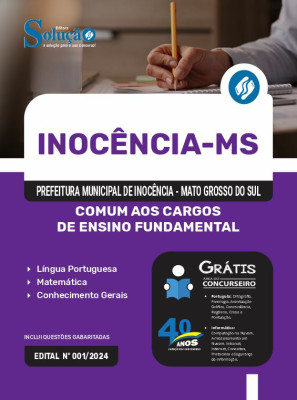 Apostila Prefeitura de Inocência - MS  - Comum aos Cargos de Ensino Fundamental - Imagem 3