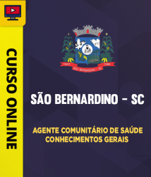 Capa Curso Prefeitura de São Bernardino - SC - Agente Comunitário de Saúde - Conhecimentos Gerais