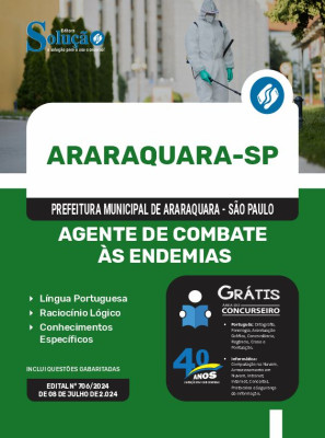 Apostila Prefeitura de Araraquara - SP 2024 - Agente de Combate Às Endemias - Imagem 3