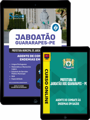 Preparação Completa Prefeitura de Jaboatão dos Guararapes - PE  - Agente de Combate às Endemias em Saúde - Imagem 1