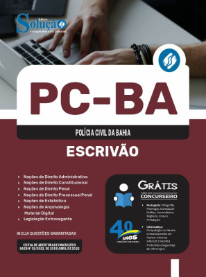 Apostila PC-BA 2024 - Escrivão - Imagem 3