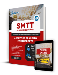 Capa Apostila SMTT Aparecida de Goiânia - GO 2024 - Agente de Trânsito e Transporte