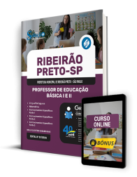 Capa Apostila Prefeitura de Ribeirão Preto - SP 2024 - Professor de Educação Básica I e II
