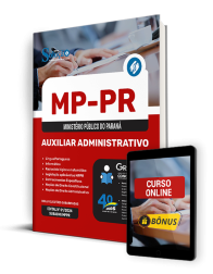 Capa Apostila MP-PR 2024 - Auxiliar Administrativo