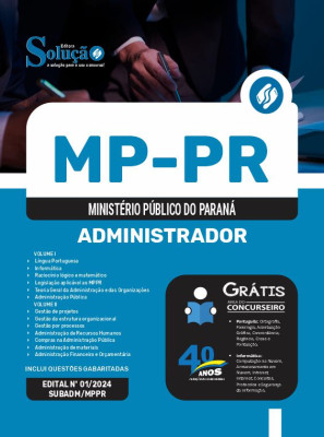 Apostila MP-PR 2024 - Administrador - Imagem 3