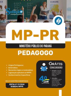 Apostila MP-PR  - Pedagogo - Imagem 3