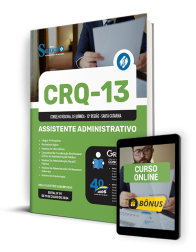 Capa Apostila CRQ-13 2024 - Assistente Administrativo