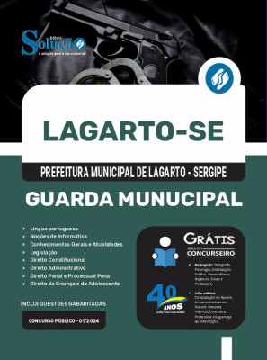 Apostila Prefeitura de Lagarto - SE 2024 - Guarda Municipal - Imagem 3