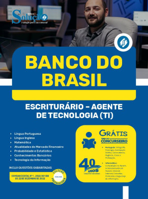 Apostila Banco do Brasil 2025 - Escriturário - Agente de Tecnologia (TI) - Imagem 3