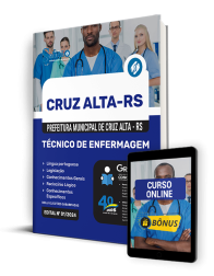 Capa Apostila Prefeitura de Cruz Alta - RS 2024 - Técnico de Enfermagem
